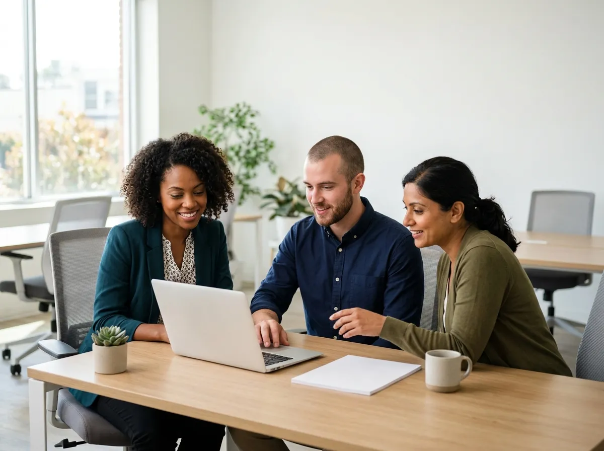 Hiring team reviewing candidate profiles